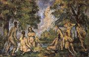 Paul Cezanne Bath De Sweden oil painting artist